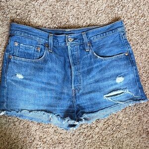 Classic Blue Denim Women's Shorts